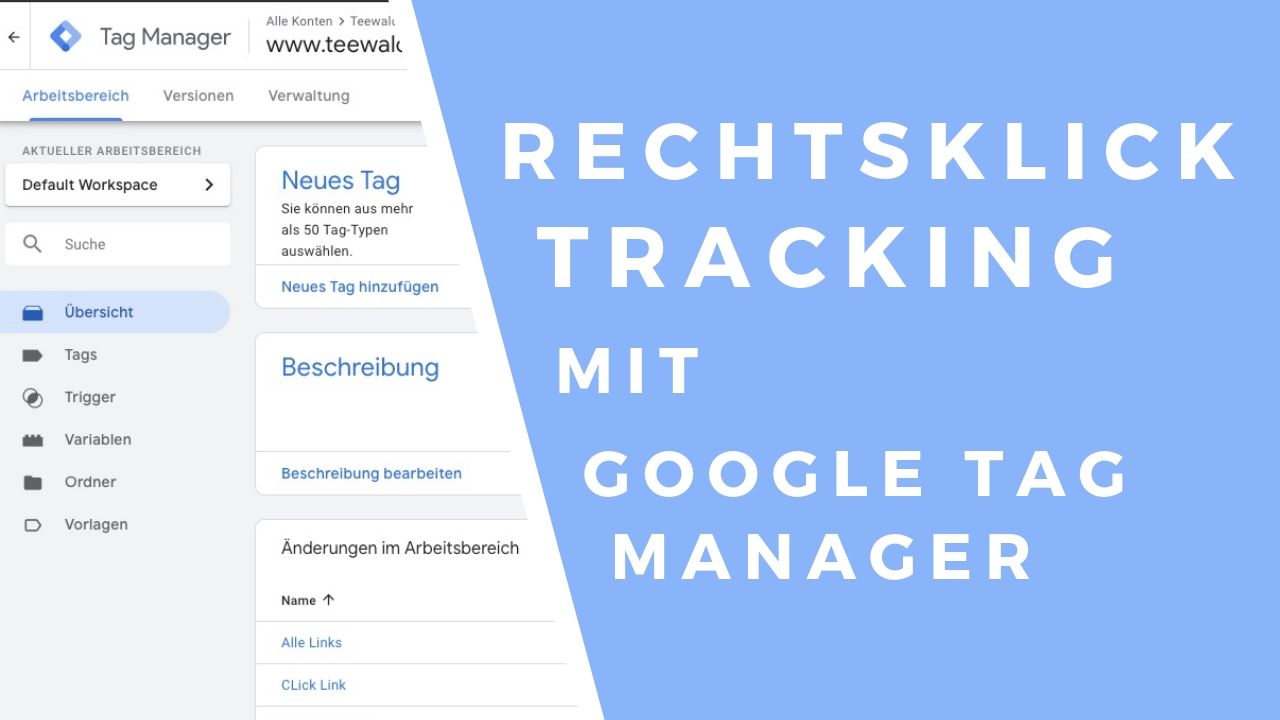 rechts klick tracking google tag manager