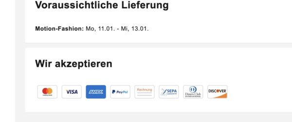 Zalando Zahlungsarten