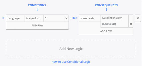 formcraft conditional logic